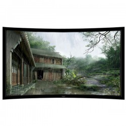 Liberty Grandview 137" (16:10) Prestige Curved Fixed Frame With 8cm PS. Series AW6. Acoustic Weaved Screen.