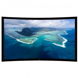 Liberty Grandview 92" (16:9) Prestige Curved Fixed Frame With 8cm PS. Series RE3. Rare Projection Screen.