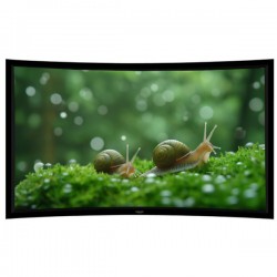 Liberty Grandview 150" (16:10) Prestige Curved Fixed Frame With 8cm PS. Series DY20. Dynamique 3D. Screen.