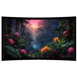 Liberty Grandview 150" (16:10) Prestige Curved Fixed Frame With 8cm PS. Series RE3. Rare Projection Screen.