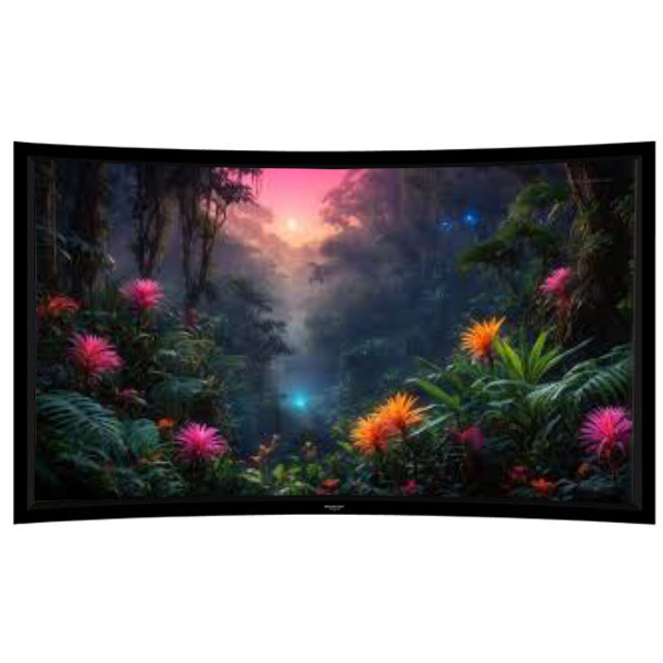 Liberty Grandview 150" (16:10) Prestige Curved Fixed Frame With 8cm PS. Series RE3. Rare Projection Screen.