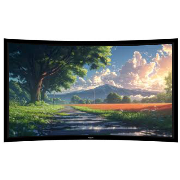 Liberty Grandview 103" (2.35:1) Prestige Curved Fixed Frame With 8cm PS. Series WB7. White Screen.