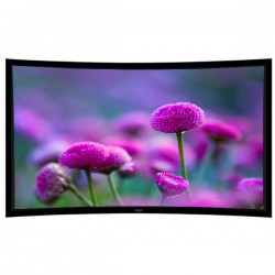 Liberty Grandview 115" (2.35:1) Prestige Curved Fixed Frame With 8cm PS. Series WB7. White Screen.