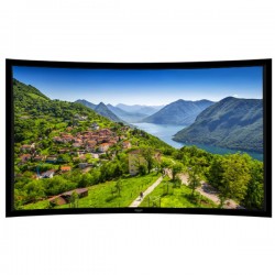 Liberty Grandview 115" (2.35:1) Prestige Curved Fixed Frame With 8cm PS. Series BG7. Grey Screen.