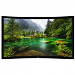Liberty Grandview 120" (2.35:1) Prestige Curved Fixed Frame With 8cm PS. Series BG7. Grey Screen