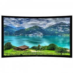 Liberty Grandview 120" (2.35:1) Prestige Curved Fixed Frame With 8cm PS. Series DY20. Dynamique 3D. Screen