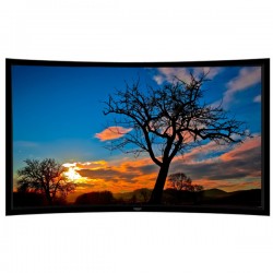 Liberty Grandview 150" (2.35:1) Ultimate Curved Fixed Frame Screen With 10 cm PS. Series GG3. Grey Screen
