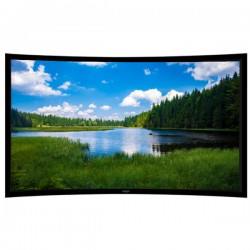 Liberty Grandview 150" (2.35:1) Ultimate Curved Fixed Frame Screen With 10 cm PS. Series WW3. UHD130. Screen 