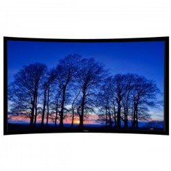 Liberty Grandview 150" (2.35:1) Ultimate Curved Fixed Frame Screen With 10 cm PS. Series DY20. Dynamique 3D. Screen