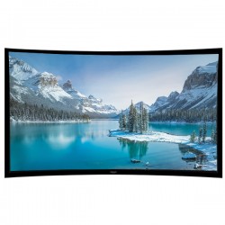 Liberty Grandview 200" (16:10) Ultimate Curved Fixed Frame 10cms PS. Series UHD130. Screen With Wooden Crate.