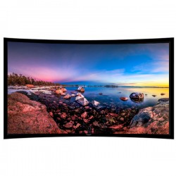 Liberty Grandview 159" (2.35:1) Ultimate Curved Fixed Frame 10cms PS. Series RE3. Rare Projection Screen
