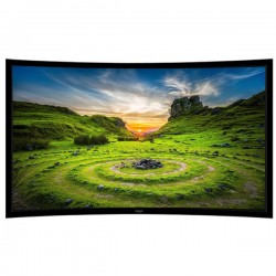Liberty Grandview 200" (2.35:1) Ultimate Curved Fixed Frame 10cms PS. Series WW3. UHD130. Screen  With Wooden Crate.