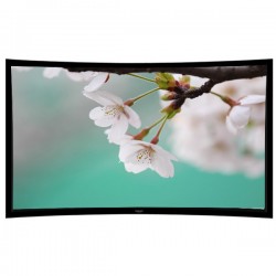 Liberty Grandview 200" (2.35:1) Ultimate Curved Fixed Frame 10cms PS. Series AW6. Acoustic Weaved Screen With Wooden Crate.