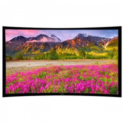 Liberty Grandview 200" (16:10) Ultimate Curved Fixed Frame 10cms PS. Series DY20. Dynamique 3D. Screen With Wooden Crate. 