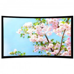 Liberty Grandview 200" (2.35:1) Ultimate Curved Fixed Frame 10cms PS. Series RE3. Rare Projection Screen With Wooden Crate.