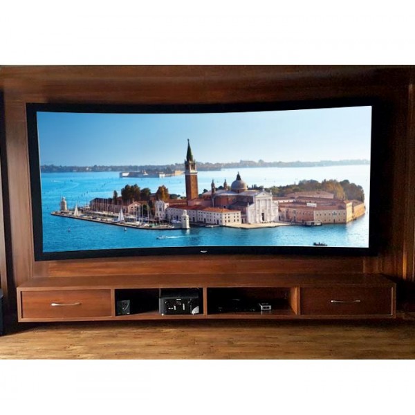 Liberty Grandview 180" (16:9) Ultimate Curved Fixed Frame HD Matte White WW5
