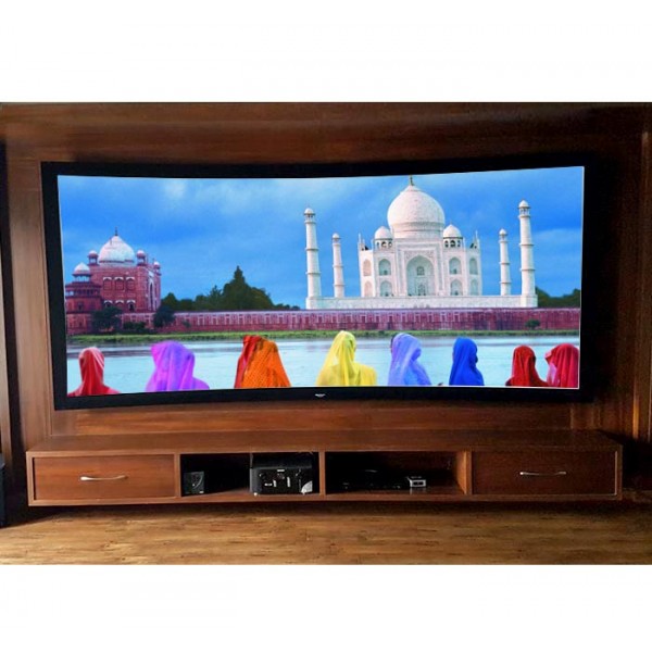 Liberty Grandview 180" (2.35:1) Prestige Curved Fixed Frame Screen With 8cm Frame And HD Matte White WW5