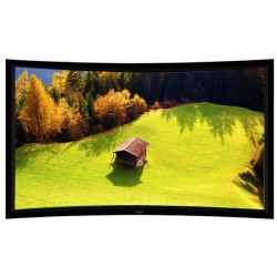 Liberty Grandview 150" 2.35:1 Ultimate Curved Fixed Frame 10cms Acoustic Weaved AW6 (with wooden crate packing)