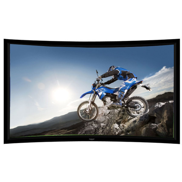 Liberty Grandview 77" (16:9) Prestige Curved Fixed Frame Screen With 8cm Frame And Acoustic Weaved