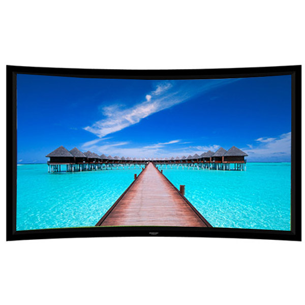 Liberty Grandview 132" 2.35:1 Prestige Curved Fixed Frame 8 Cms Acoustic Weaved AW6.