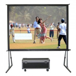 Liberty Grandview 229" (16:9) Fast Fold Screen with Matt White (WW3)  (with wooden crate packing)