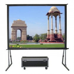 Liberty Grandview 236" (16:10) Fast Fold Screen with Matt White (WW3) with wooden crate packing