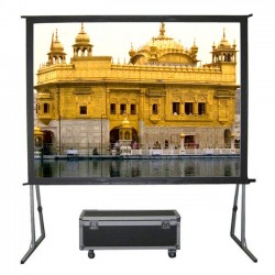 Liberty Grandview 217" (2.35:1) Fast Fold Screen with Matt White (WW3) wooden crate packing