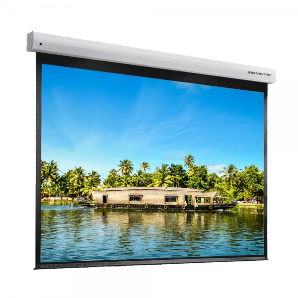 Liberty Grandview 150” (16:9) Cyber Series  Multi Control Screen With Fiber Glass Fabric WM5  (with Wooden Crate Packing).