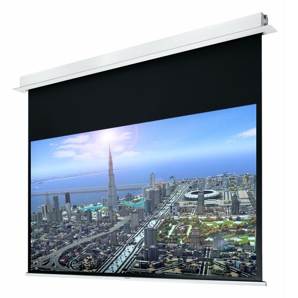 Liberty Grandview 84” (4:3) Hidetech Series Recessed Ceiling Motorized Screen with Trap Bar