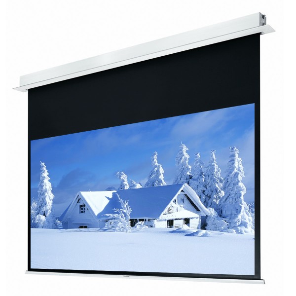 Liberty Grandview 92” (16:9) Hidetech Series Recessed Ceiling Motorized Screen with Trap Bar