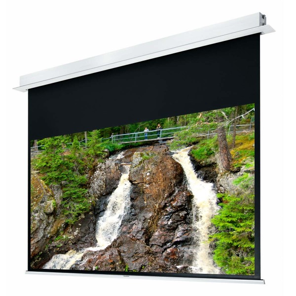 Liberty Grandview 94” (16:10) Hidetech Series Recessed Ceiling Motorized Screen with Trap Bar