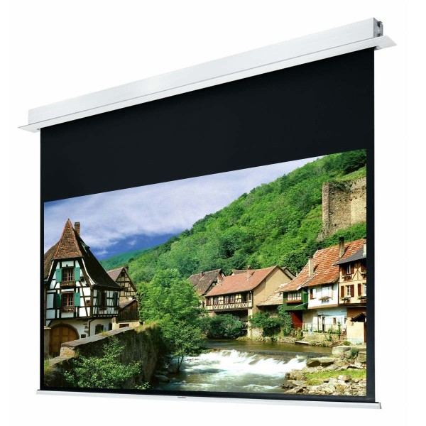 Liberty Grandview 113” (16:10) Hidetech Series Recessed Ceiling Motorized Screen with Trap Bar