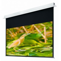 Liberty Grandview 130” (2.35:1) Hidetech Series Recessed Ceiling Motorized Screen with Trap Bar