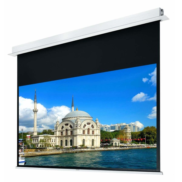 Liberty Grandview 150” (2.35:1) Hidetech Series Recessed Ceiling Motorized Screen with Trap Bar  (with wooden crate packing)