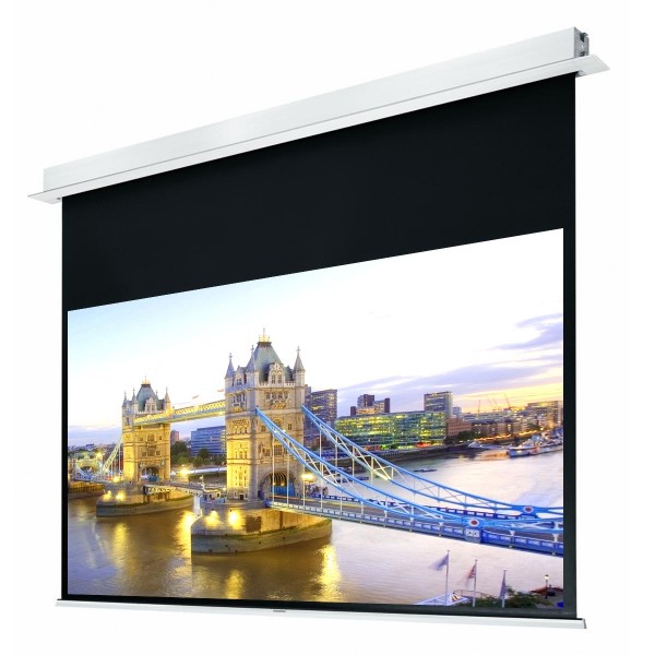 Liberty Grandview 82” (16:10) Hidetech Series Recessed Ceiling Motorized Screen with Trap Bar