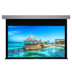 Liberty Grandview 109” (16:10) Cyber Series Recessed Ceiling Motorized Screen with Matte White