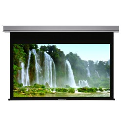 Liberty Grandview 113” (16:10) Cyber Series Recessed Ceiling Motorized Screen with Matte White