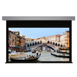 Liberty Grandview 123” (16:10) Cyber Series Recessed Ceiling Motorized Screen with Matte White