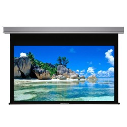 Liberty Grandview 130” (16:10) Cyber Series Recessed Ceiling Motorized Screen with Matte White