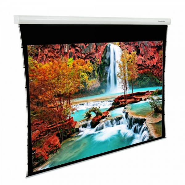 Liberty Grandview (5'X9')120" (16:9) Fancy Motorized Tab-Tension Screen