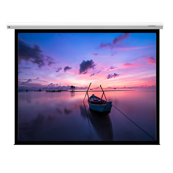 Liberty Grandview Cyber IP Control MOTORISED Tubular. 77" (16:9) WM5 MW Fiber Glass, with Multi Control