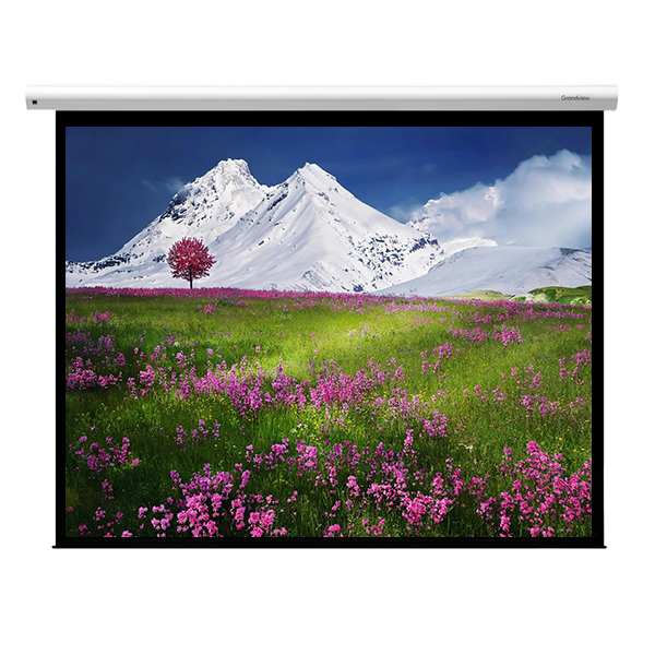 Liberty Grandview Cyber IP Control MOTORISED Tubular. 150" (16:9) WM5. MW. Fiber Glass, with Multi Control Screen (with Wooden Crate Packing).