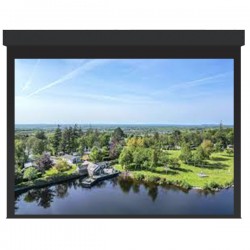 Liberty Grandview 550" (16:9) Large Stage Tab Tension Motorized Screen With RF. Remote Control (with Wooden Crate Packing).