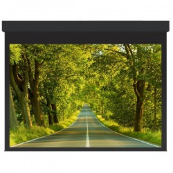 Liberty Grandview 600" (16:9) Large Stage Tab Tension Motorized Screen With RF. Remote Control (with Wooden Crate Packing).