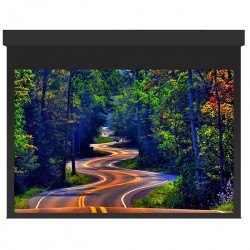 Liberty Grandview 300" (16:10) Large Stage Tab Tension Motorized Screen With RF. Remote Control (with Wooden Crate Packing).
