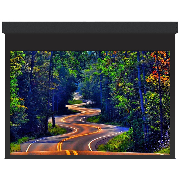 Liberty Grandview 300" (16:10) Large Stage Tab Tension Motorized Screen With RF. Remote Control (with Wooden Crate Packing).