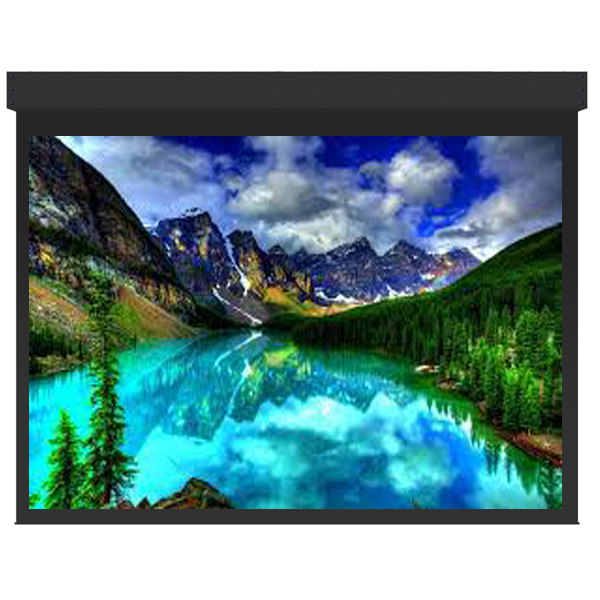 Liberty Grandview 400" (4:3) Large Stage Tab Tension Motorized Screen With RF remote Control (with Wooden Crate Packing)