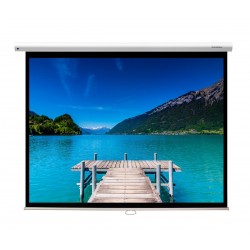 Liberty Grandview 84" (4:3) Cyber Series Manual Screen With Fiber Glass Fabric (WM5.)