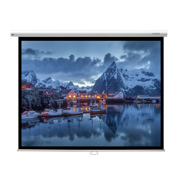 Liberty Grandview 133" (4:3) Cyber Series Manual Screen With Fiber Glass Fabric (WM5.)