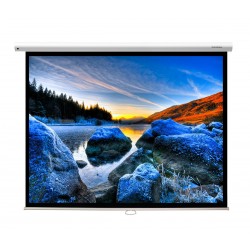 Liberty Grandview 150" (4:3) Cyber Series Manual Screen With Fiber Glass Fabric (WM5.)